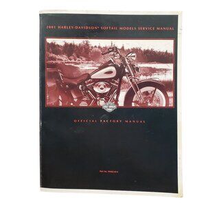 OEM HARLEY 2001 SOFTAIL MODELS FACTORY SERVICE MANUAL SHOP REPAIR BOOK 99482-01